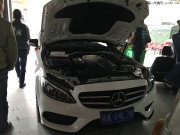 【南昌浪潮音響改裝】奔馳C200 馬來西亞超薄低音