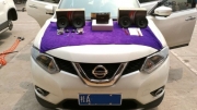 扶綏汽車音響改裝 南寧藝之林日產(chǎn)奇駿改裝8音度DSP