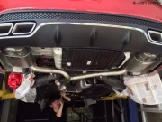 新款奔馳C200L   --改裝RES智能閥門(mén)排氣管