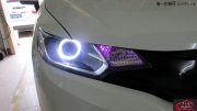 深圳汽車(chē)燈光改裝,豐田卡羅拉改裝升級(jí)原裝Q5雙光透
