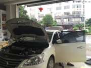 閘坡汽車音響改裝 陽(yáng)江車樂(lè)匯日產(chǎn)軒逸改裝詩(shī)蔓SH-490