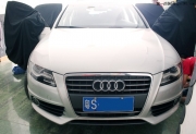 虎門汽車音響改裝 東莞精至奧迪A4L四門賽倫斯環(huán)保隔音
