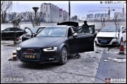 視聽雙重享受--奧迪A4L改裝美國蜘蛛精汽車音響|成都美聲