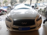 修文汽車(chē)隔音改裝 貴陽(yáng)元音電子英菲尼迪Q50改裝大白鯊隔音