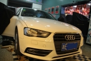 富陽汽車音響改裝 杭州道聲奧迪A4L改裝喜力士B5功放＋STP...