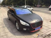 工藝求精 標志508亞光黑車身改色貼膜