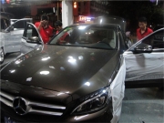 龍崗汽車音響改裝 深圳車樂匯奔馳C200L改裝詩蔓ST4四路功放