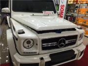 【武漢四季貼膜】奔馳G63車身犀牛皮保護(hù)膜隱形車衣透明膜