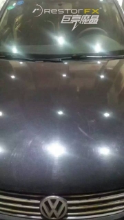 大眾帕薩特選擇巨亮魔晶 不拋光瞬間覆蓋車身炫紋
