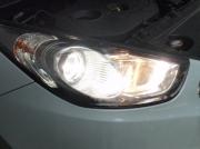 [商品--灯饰灯具]现代IX35汽车改装海拉3双光透镜全新原装氙气灯进口安定器拆车件