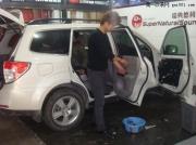 上海酷蛋粵聲汽車音響改裝--斯巴魯森林人喇叭升級 摩雷...