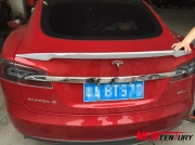 [外观] 特斯拉Tesla改装碳纤维尾翼 Model S改装Revozport款定风翼小包围