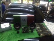沈陽豐田漢蘭達(dá)音響改裝升級ATI精巧6.2-沈陽追日汽車影音