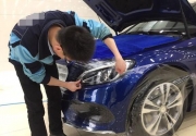 天津漆面保護(hù)膜奔馳車(chē)身貼膜隱形車(chē)衣施工案例