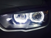 寶馬116新車落地及升級頂級海拉5透鏡套餐+LED方形天使眼