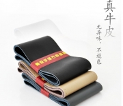 [內飾] 廠家直銷 高檔真皮手縫方向盤把套 吸汗透氣四季通用把套