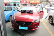 馬自達阿特茲升級法國勁浪喇叭-南寧大通汽車音響改