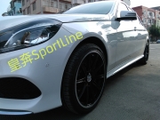 [輪轂輪胎] 奔馳E260L升級19寸AMG輪轂剎車