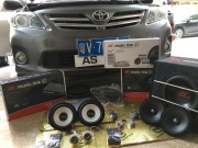 揭陽百州凡音豐田卡羅拉改裝樂聆套裝喇叭