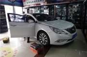 臨潼汽車音響改裝 西安上尚現(xiàn)代8代索納塔改裝意大利赫茲...