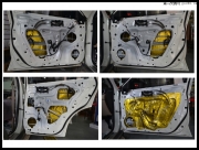 日產(chǎn)奇駿全車隔音降噪.專業(yè)汽車音響改裝升級(jí).武漢音樂(lè)之...