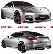 [外觀] 保時捷帕拉梅拉改裝小包圍 panamera改裝PP前杠下巴 前唇后唇側(cè)裙