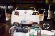 馬自達(dá)三發(fā)燒音響改裝.世界名器匯聚一車.長沙專業(yè)音響改裝