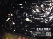 寧波禾順汽車音響改裝15款皇冠teac四門隔音巴洛克套裝喇...