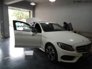 商洛汽車音響改裝 西安上尚奔馳C200L改裝魔樂歌三分頻