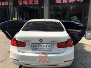 西安汽車音響改裝之寶馬320Li無損專車音響改裝