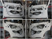 成都汽車音響改裝：【寶馬X1】無損升級法國勁浪165V33喇