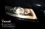 福州改燈 奧迪A6L改雙光透鏡氙氣燈 【福州燈峰造極】改燈