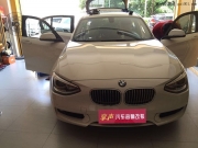 深圳享聲汽車音響寶馬1系116音響改裝德國彩虹  好音響提...
