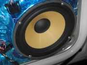 重慶永川鵬程汽車影音，大眾途觀改裝詩蔓HP4100功放