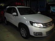 重慶永川鵬程汽車影音，詩蔓PST-165兩分頻改裝大眾途觀