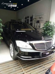 奔馳S600選擇巨亮魔晶 不拋光直接覆蓋車身炫紋