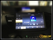 本田CRV改裝升級德國海螺汽車音響—武漢音樂之聲影音