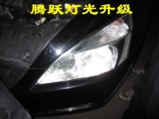 石家莊寶馬X5燈光升級寶馬X5大燈改裝原裝Q5雙光透鏡騰躍燈
