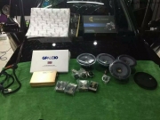 奔馳GLK300升級(jí)黃金聲學(xué)DSP功放處理器