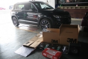 一首歌的時間 大眾途觀汽車音響改裝德國曼斯特CS6508IV兩...