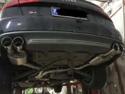 [進排氣] 奧迪A6L改四出可調(diào)排氣 效果非常好專業(yè)改裝店