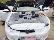 濟(jì)南大眾高爾夫7汽車音響改裝升級(jí)進(jìn)口喇叭+歐洲原裝進(jìn)口...