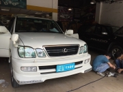 虎門汽車音響改裝 虎門堅業(yè)雷克薩斯4700改裝阿爾派X008大...