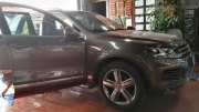 大眾途銳汽車音響改裝|途銳改裝德國海螺汽車音響|成都美聲