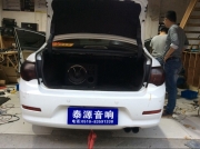 無錫泰源汽車音響 長(zhǎng)城C50音響升級(jí)喇叭+功放+低音