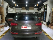 奧迪Q5全車隔音加防火墻安博士隔音降噪_重慶渝大昌音響改