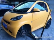 Smart換沖孔剎車盤配布雷博剎車皮