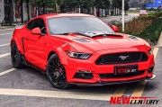 [外觀] 福特野馬改裝寬體大包圍套件 新款Mustang改裝烈焰寬體葉子板輪眉