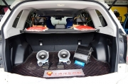 斯巴魯汽車音響改裝丹拿最新品232/長沙江波汽車音響改裝