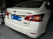 日產(chǎn)軒逸汽車音響升級改裝德國彩虹套裝+四門前蓋后尾箱...